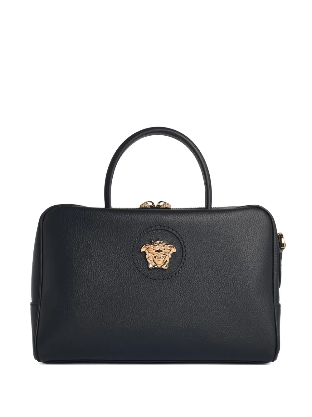 Versace La Medusa leather tote bag - Nero