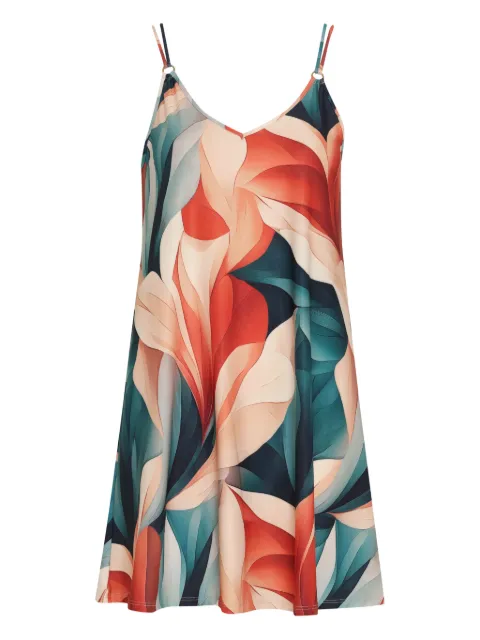 Lygia & Nanny Sardenha V-neck floral-print mini dress