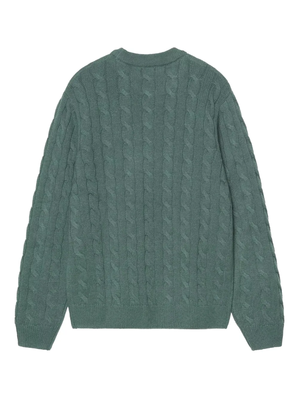 Carhartt WIP cable knit sweater - Groen
