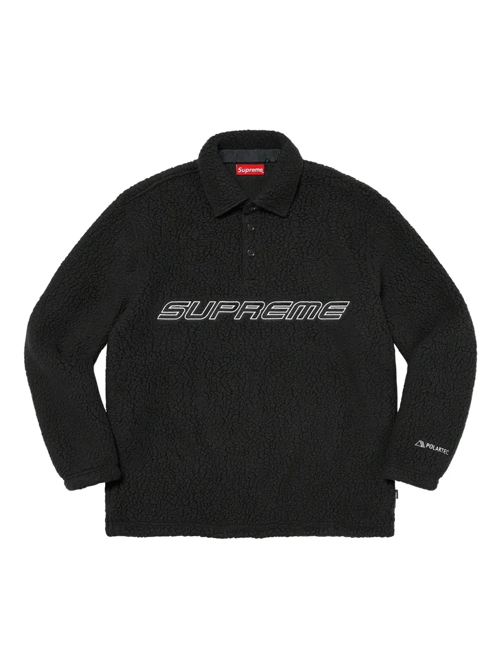 Supreme logo polo shirt - Nero