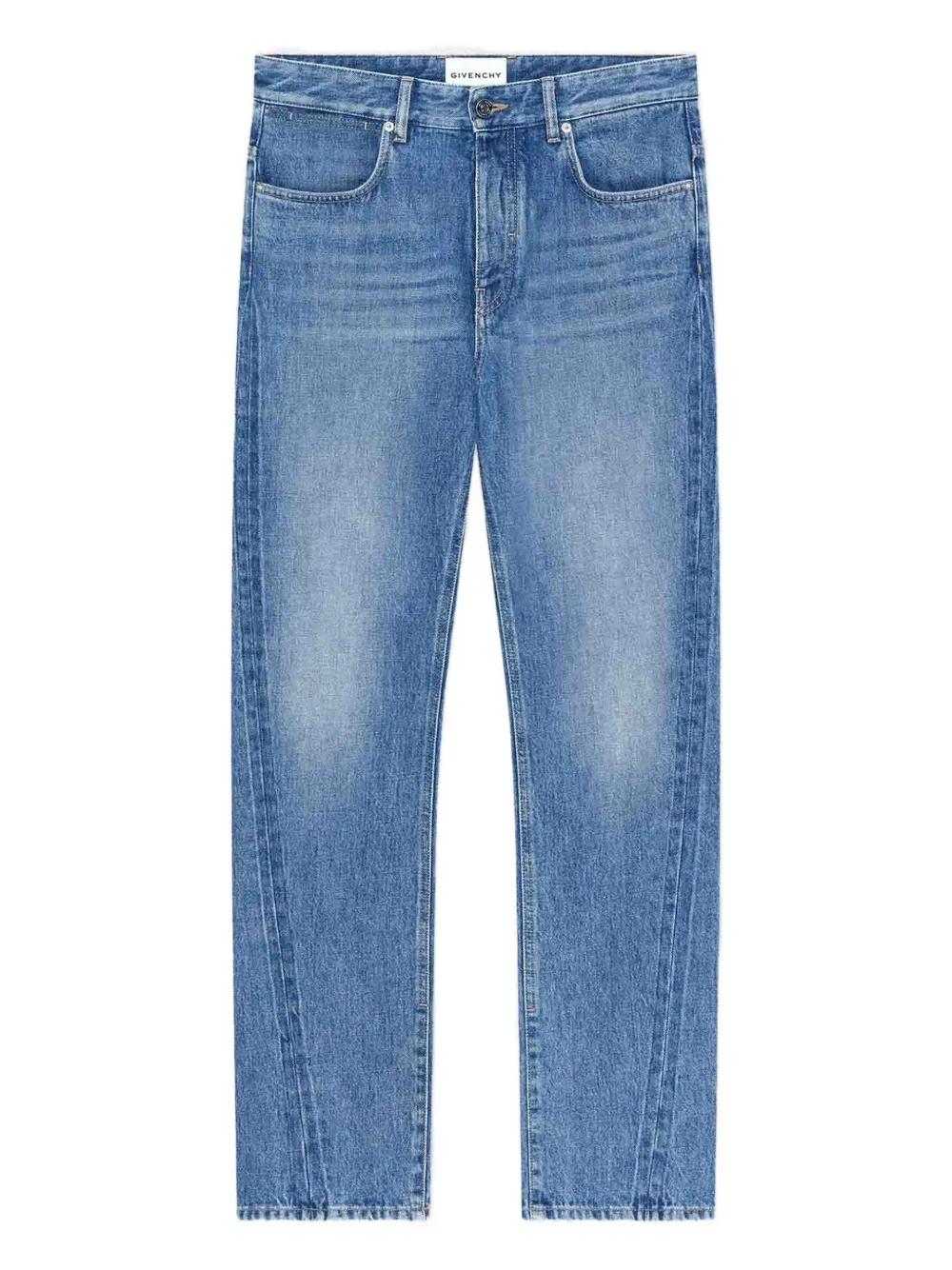 Givenchy visible stitching flared trousers | Blue | Image 1