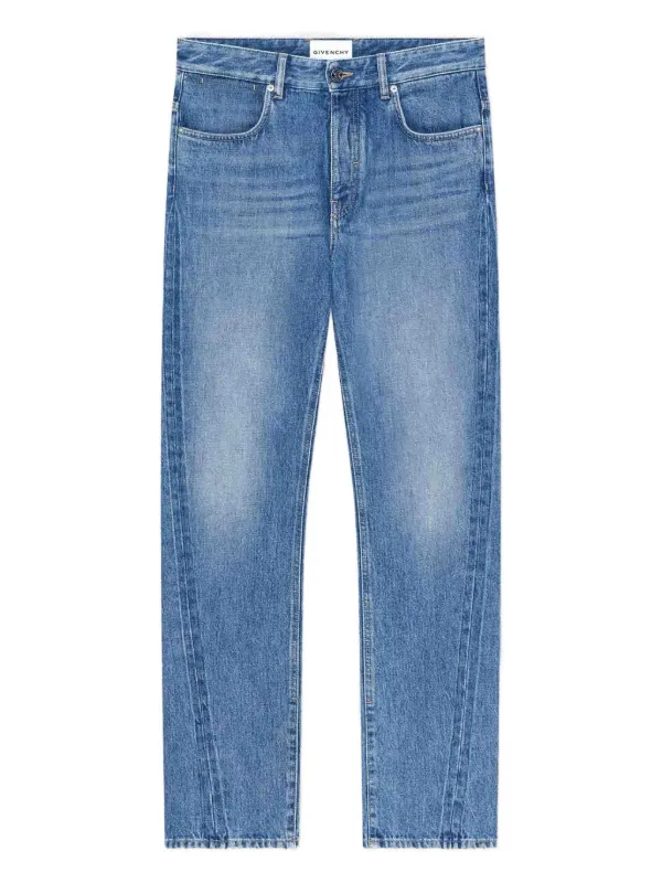 Givenchy ステッチ フレアパンツ | ブルー | FARFETCH JP