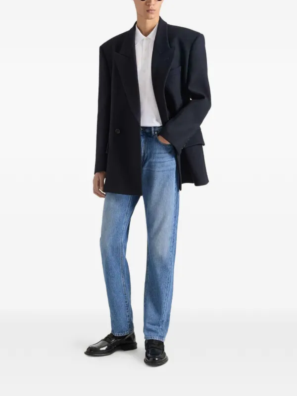 Givenchy ステッチ フレアパンツ | ブルー | FARFETCH JP