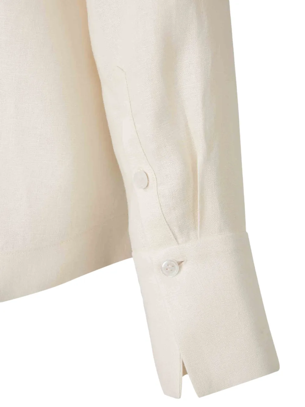 Andres Otalora Si Sabes Buttoned-cuff Shirt in Neutrals, view 4