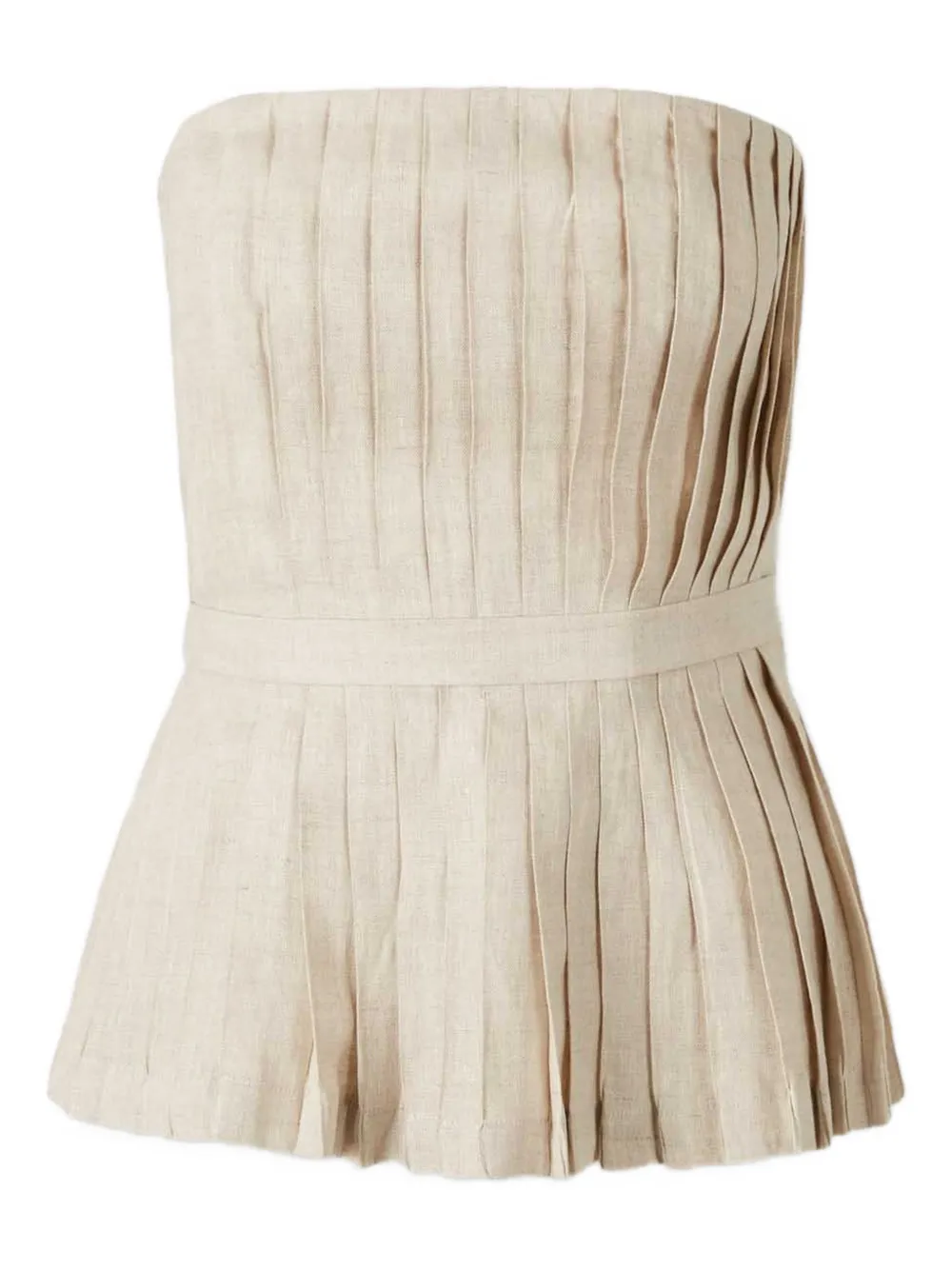 ANDRES OTALORA pleated charming top | Neutrals | Image 1
