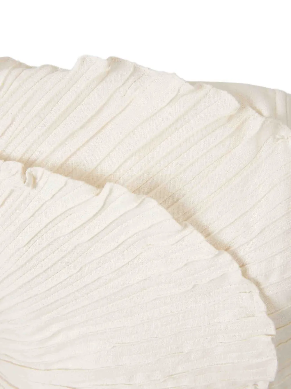  Andres Otalora Las Olas Pleated Top - Neutrals 