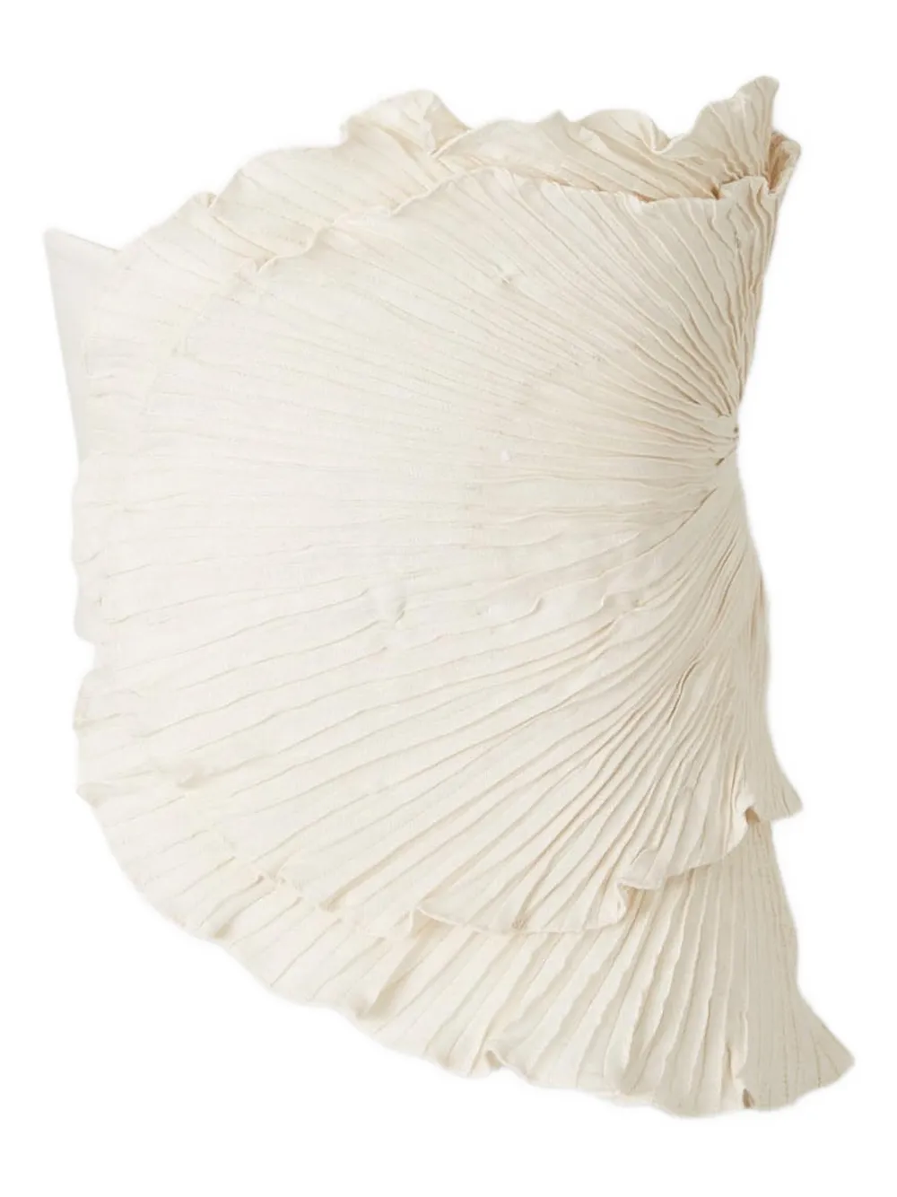 ANDRES OTALORA Las Olas pleated top - Beige