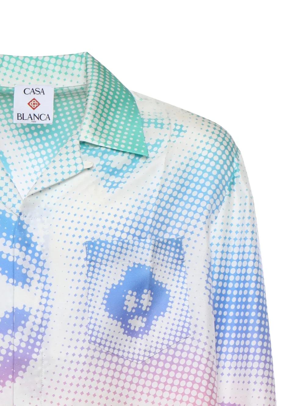 Halftone logo shirt