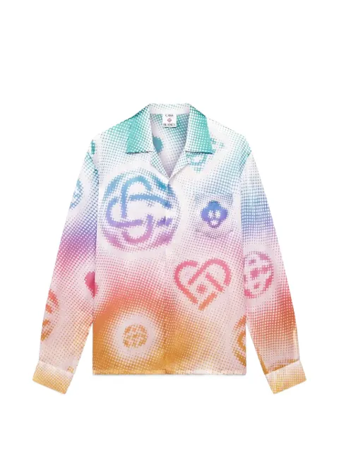 Casablanca Halftone logo shirt
