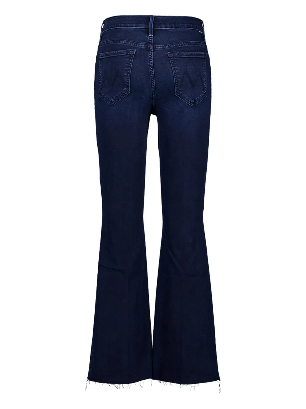 MOTHER frayed flared jeans - Blauw