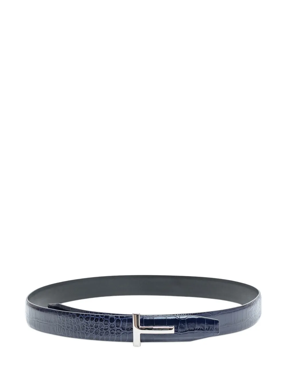 TOM FORD T Icon buckle belt - Blauw