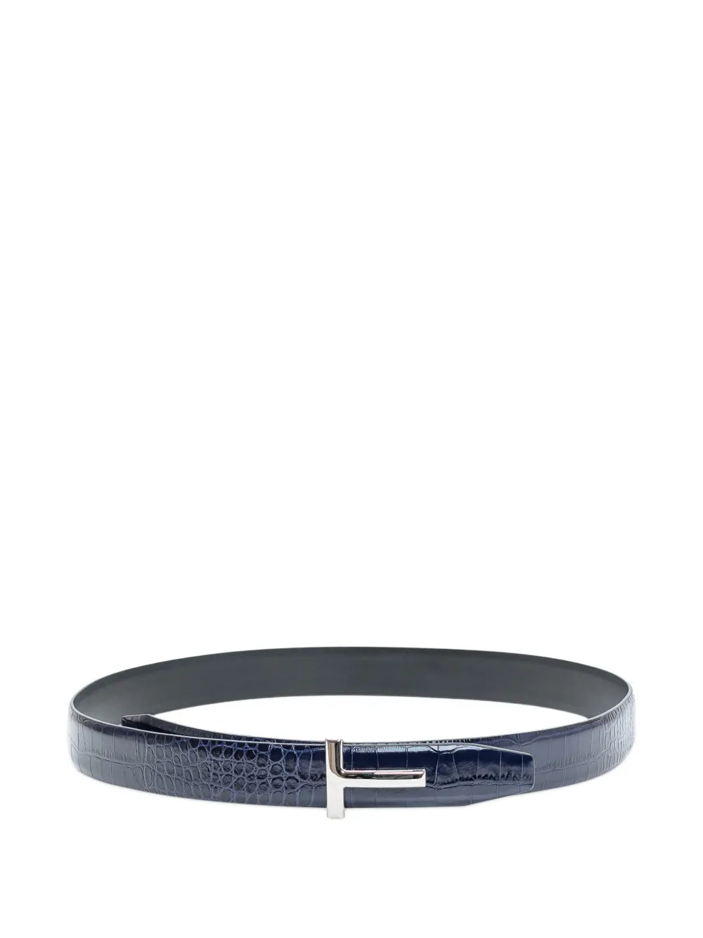 TOM FORD T Icon buckle belt - Blu