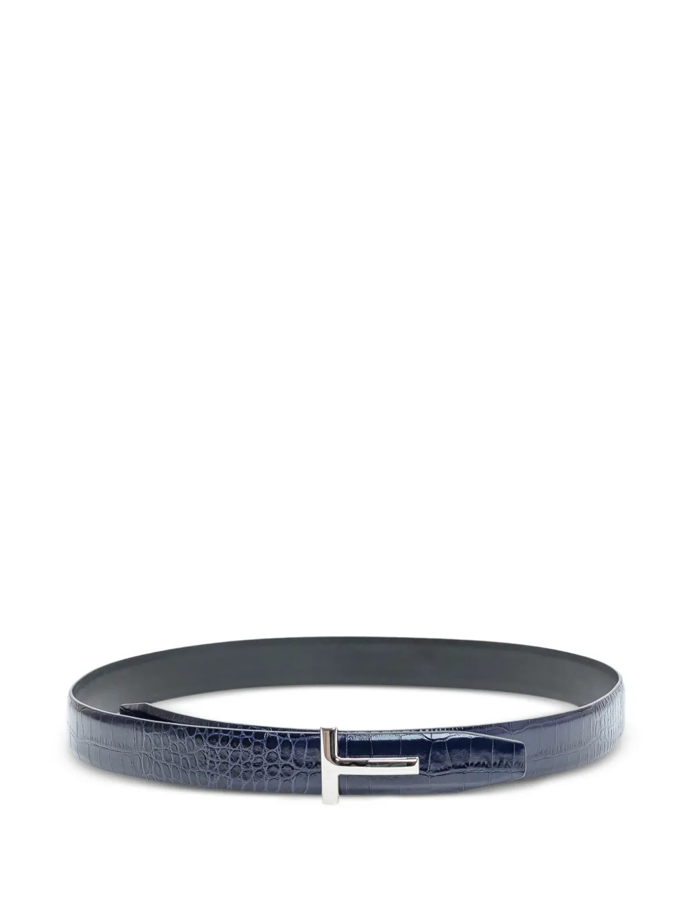 TOM FORD T Icon buckle belt - Blu
