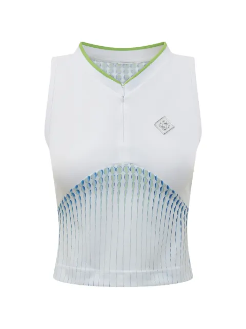 Casablanca Tennis printed top