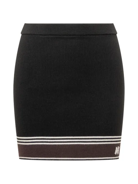 AMIRI stripe-detail mini skirt