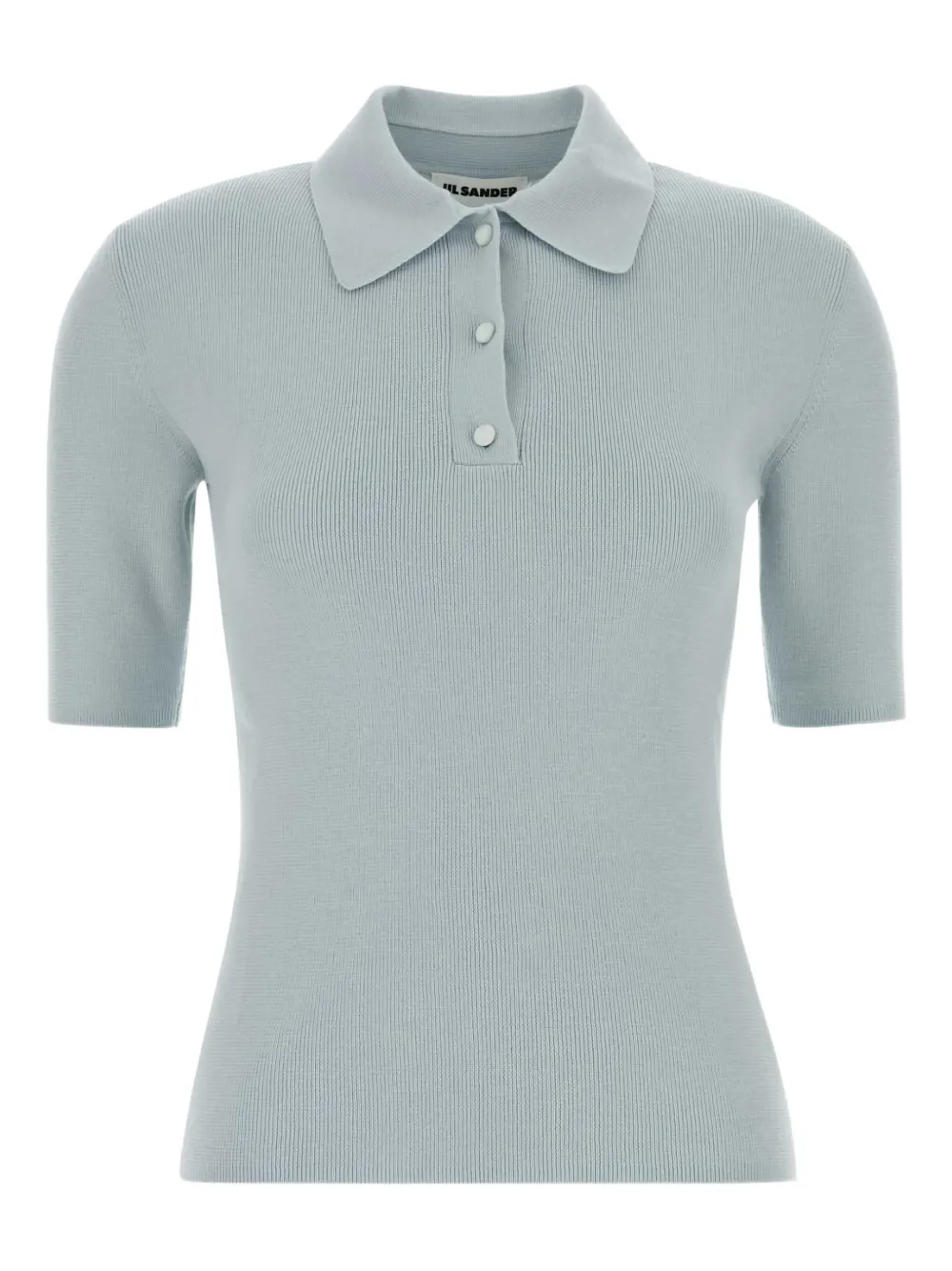 Jil Sander short-sleeve polo shirt - Blu