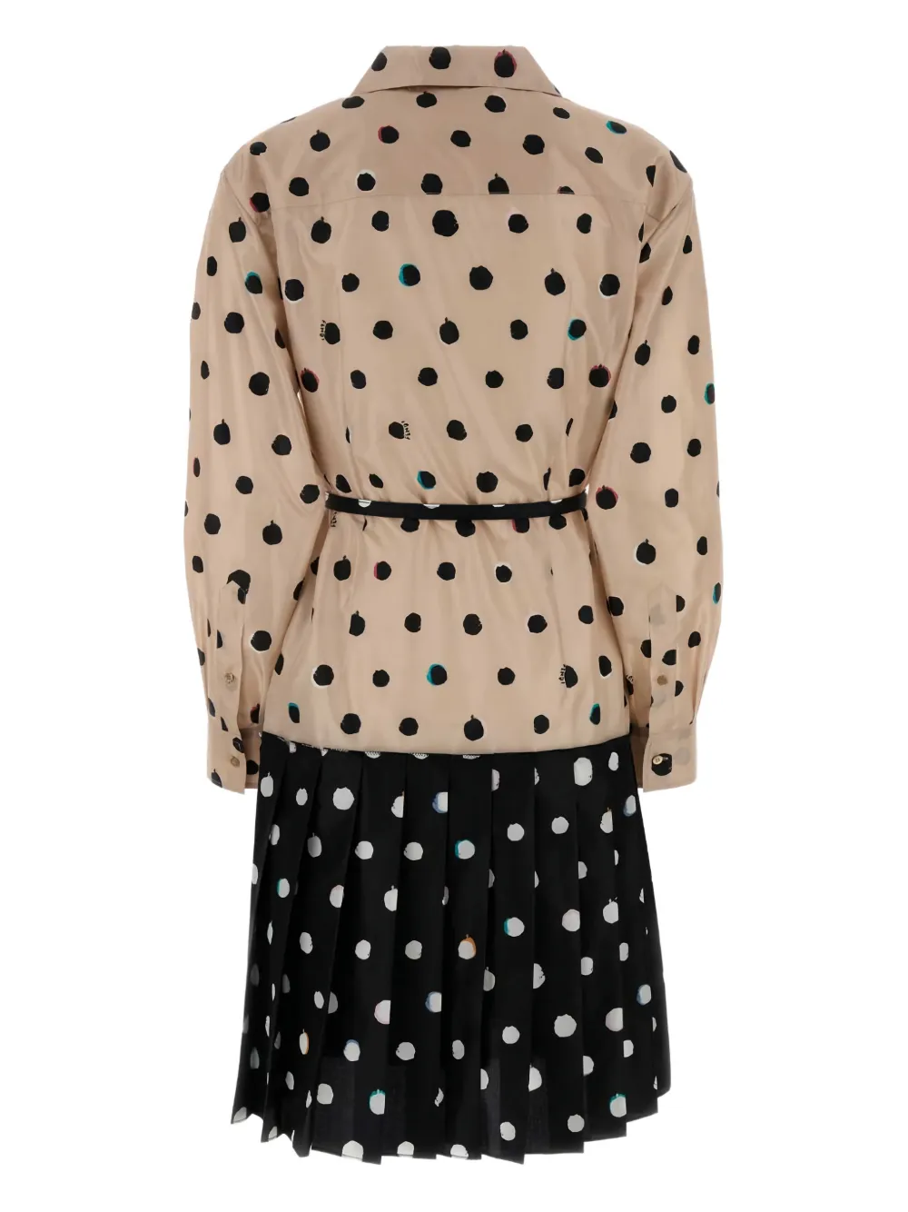 Fendi Polka-dot-pattern Dress - Neutrals 