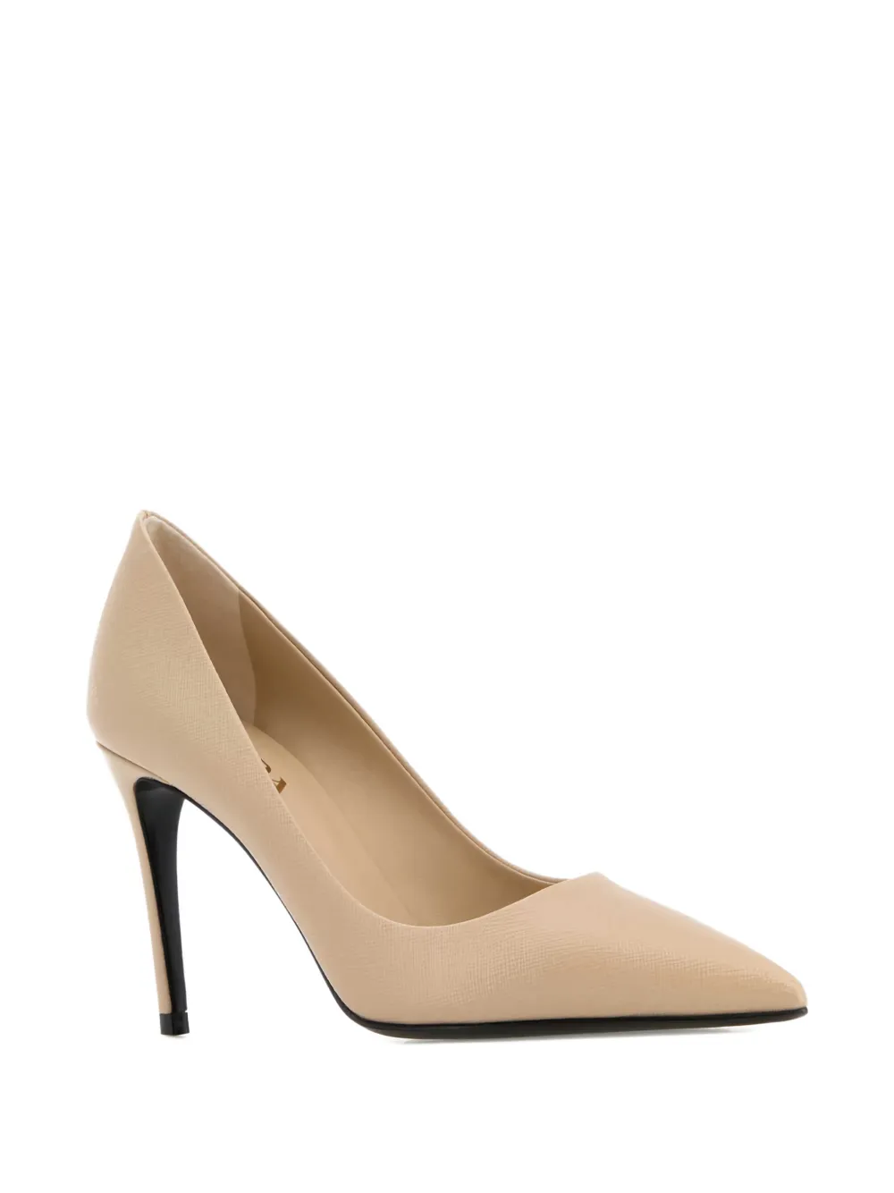Prada sand leather pumps Beige