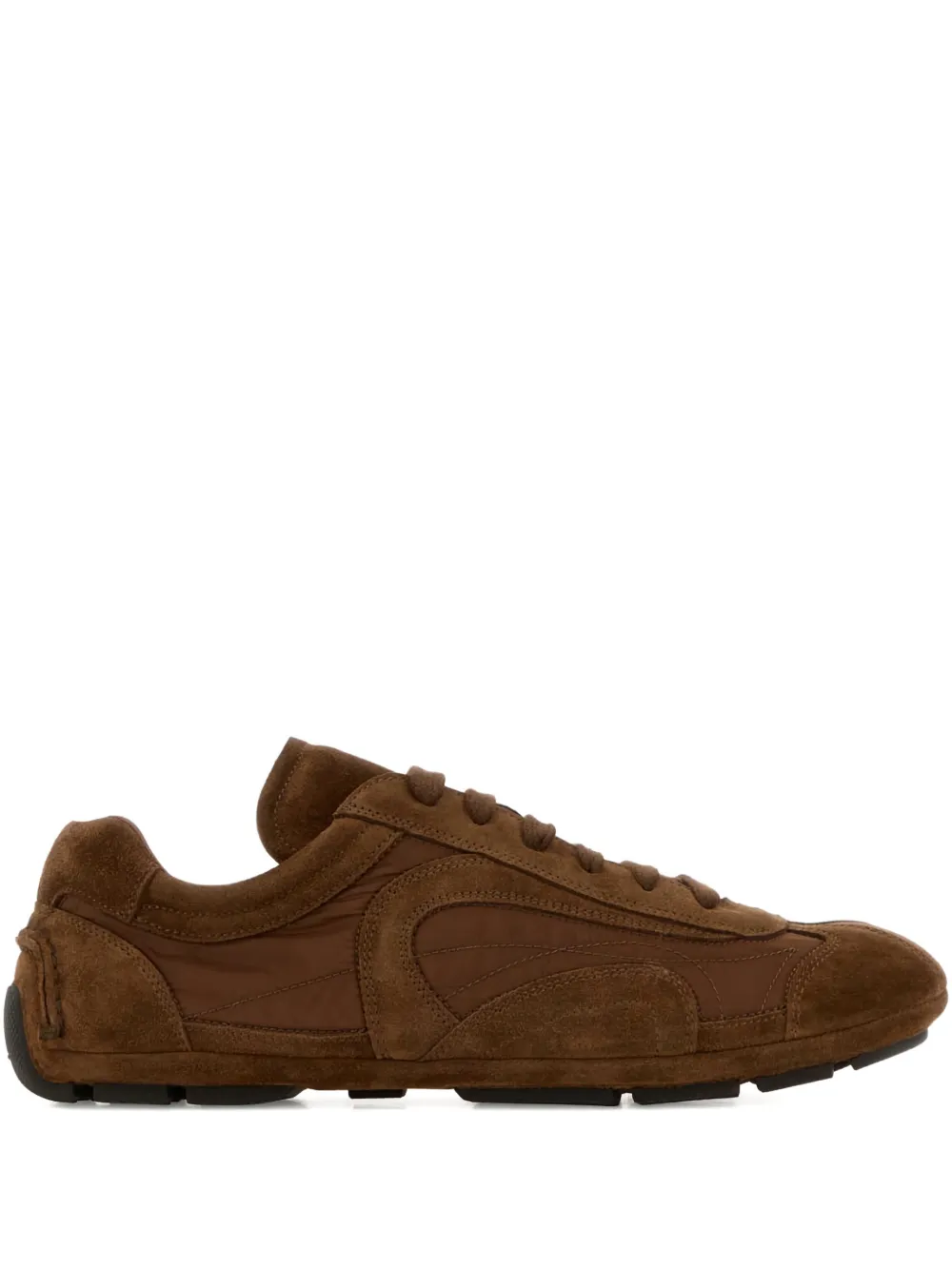 Prada Montecarlo Re-Edition 2005 suede sneakers - Marrone