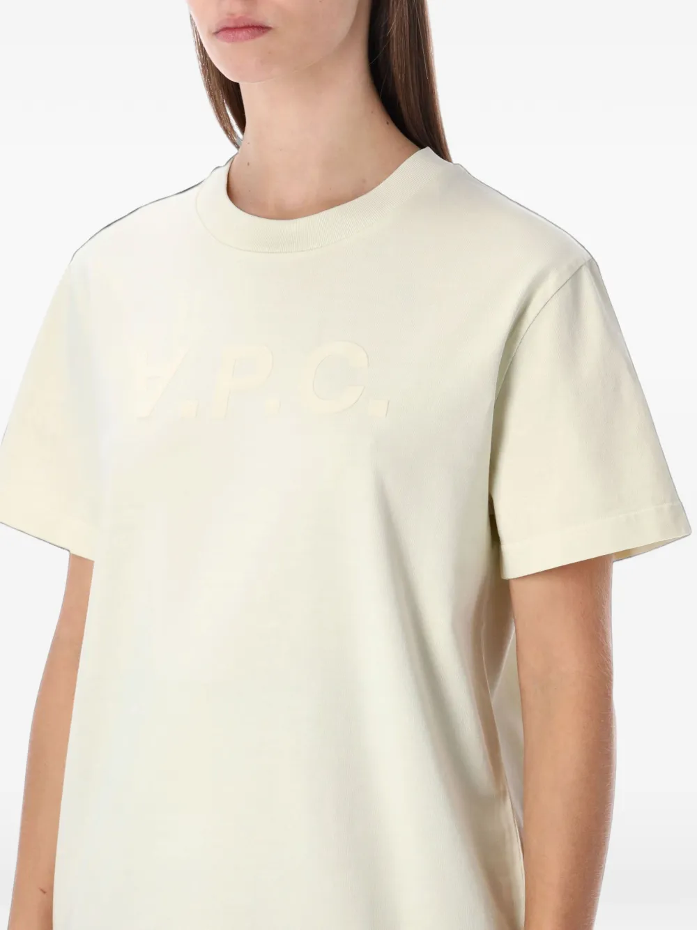 A.P.C. Standard Grand VPCO katoenen T-shirt Beige