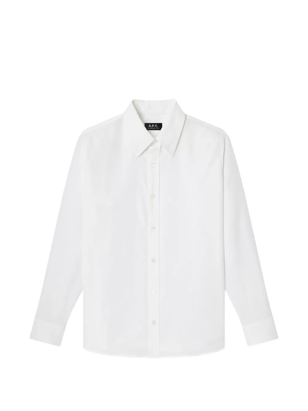 A.P.C. Popeline blouse Wit