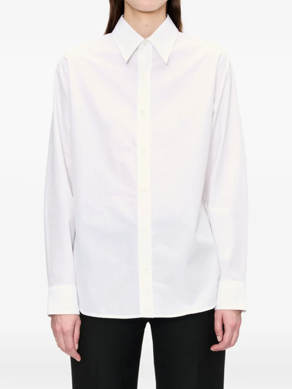 A.P.C. Popeline blouse Wit