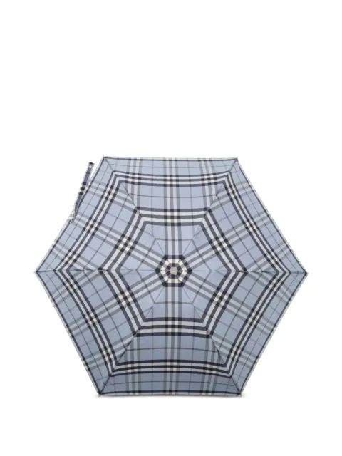 Burberry check folding umbrella