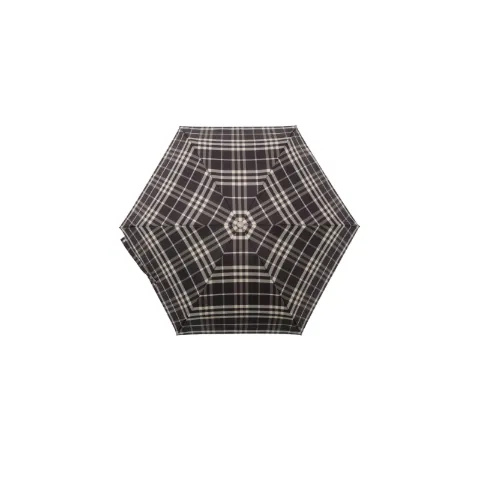 Burberry paraguas plegable con motivo de cuadro