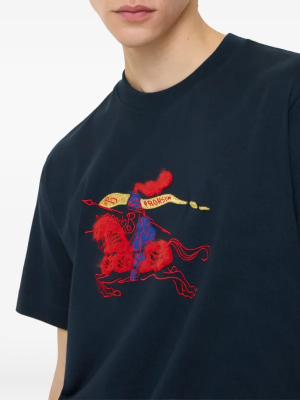 BURBERRY カラフル馬デザイン Tシャツ 18M 86 Burberry Men's EKD Year of the Horse Cotton T-Shirt | Neiman Marcus