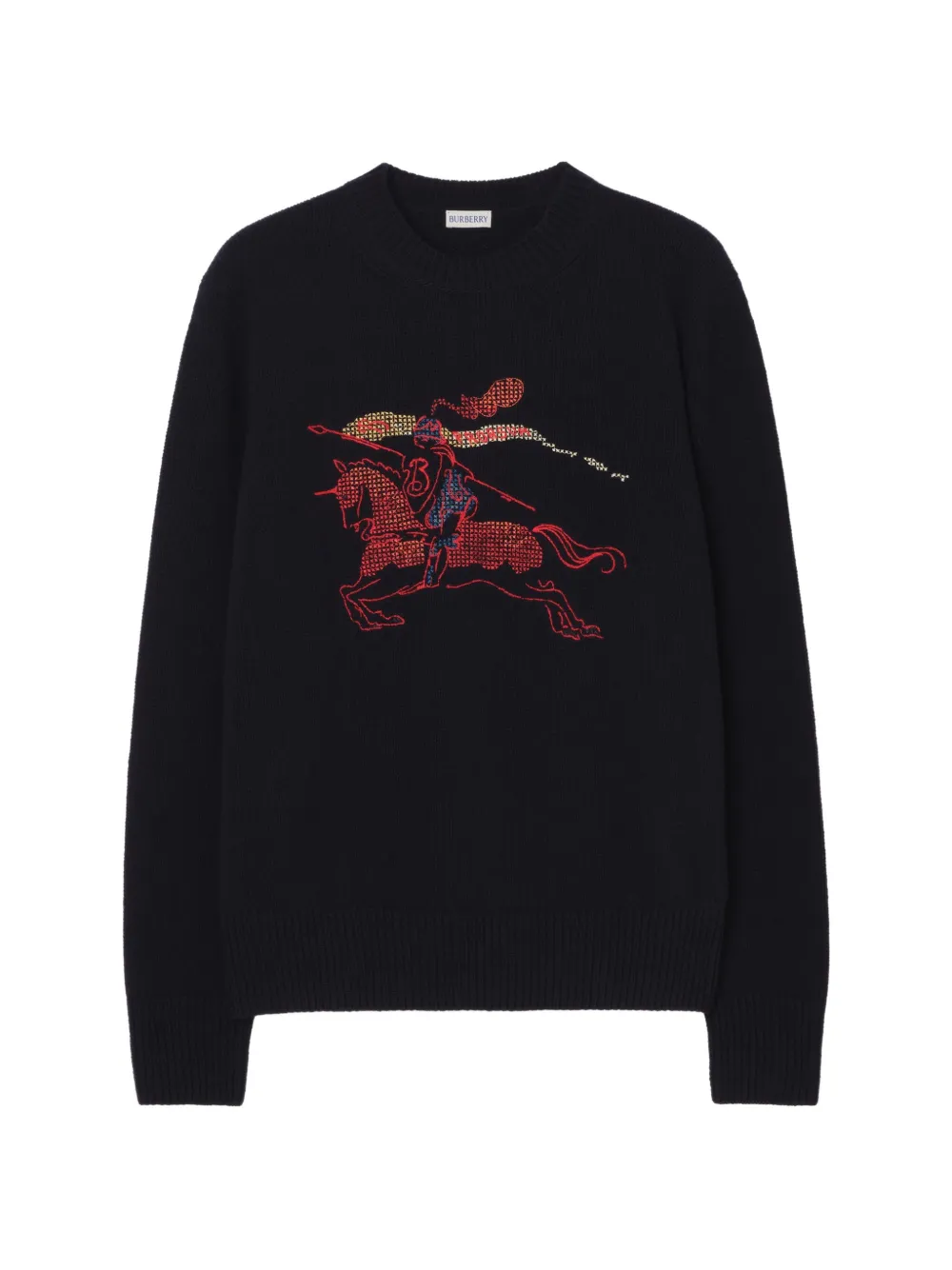Burberry EKD cross-stitch sweater - Blue