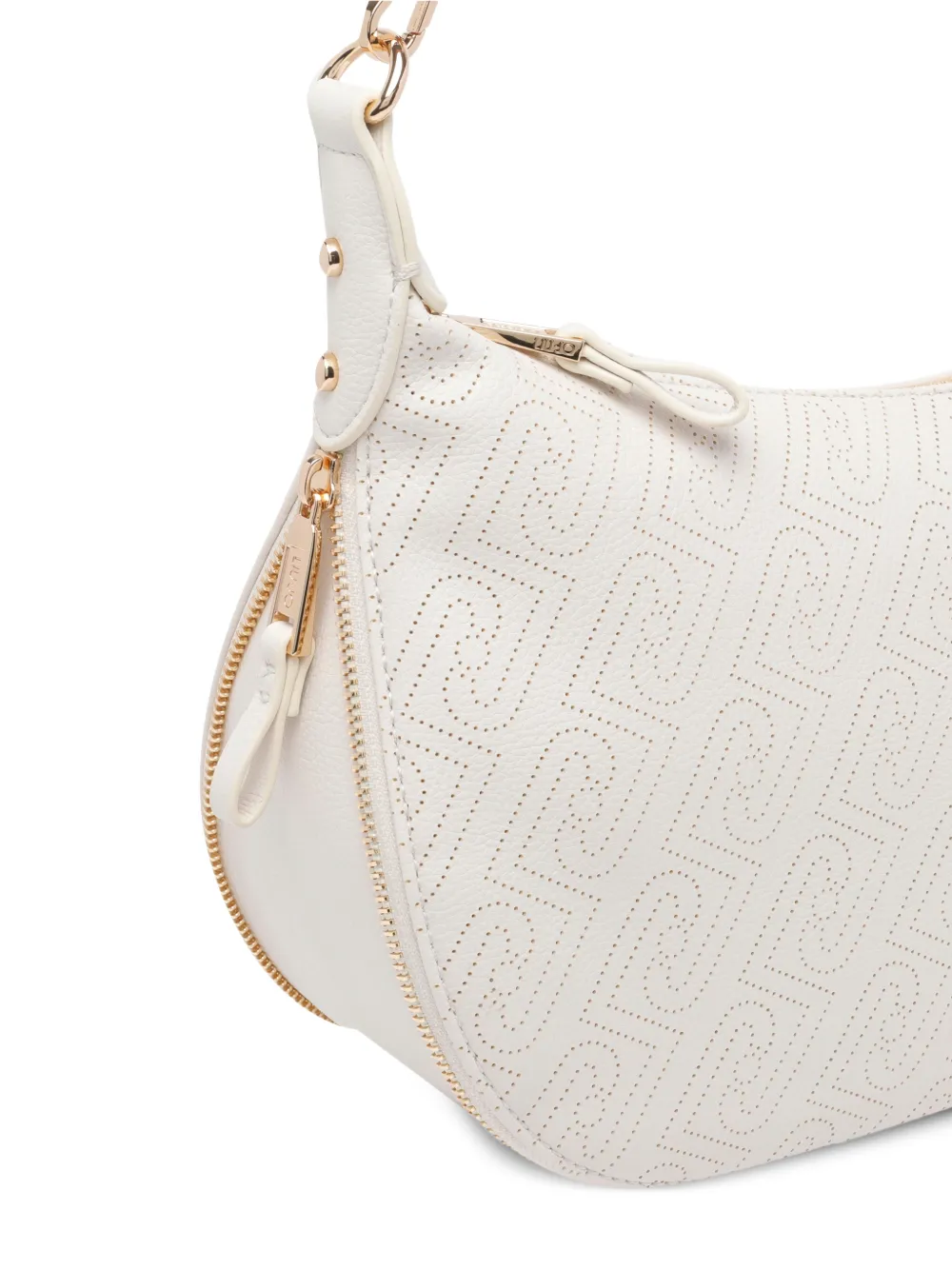 LIU JO Medium tas met monogram-logo Wit
