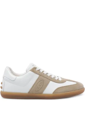 JW Anderson バブル ローカット レザー＆キャンバス スニーカー 