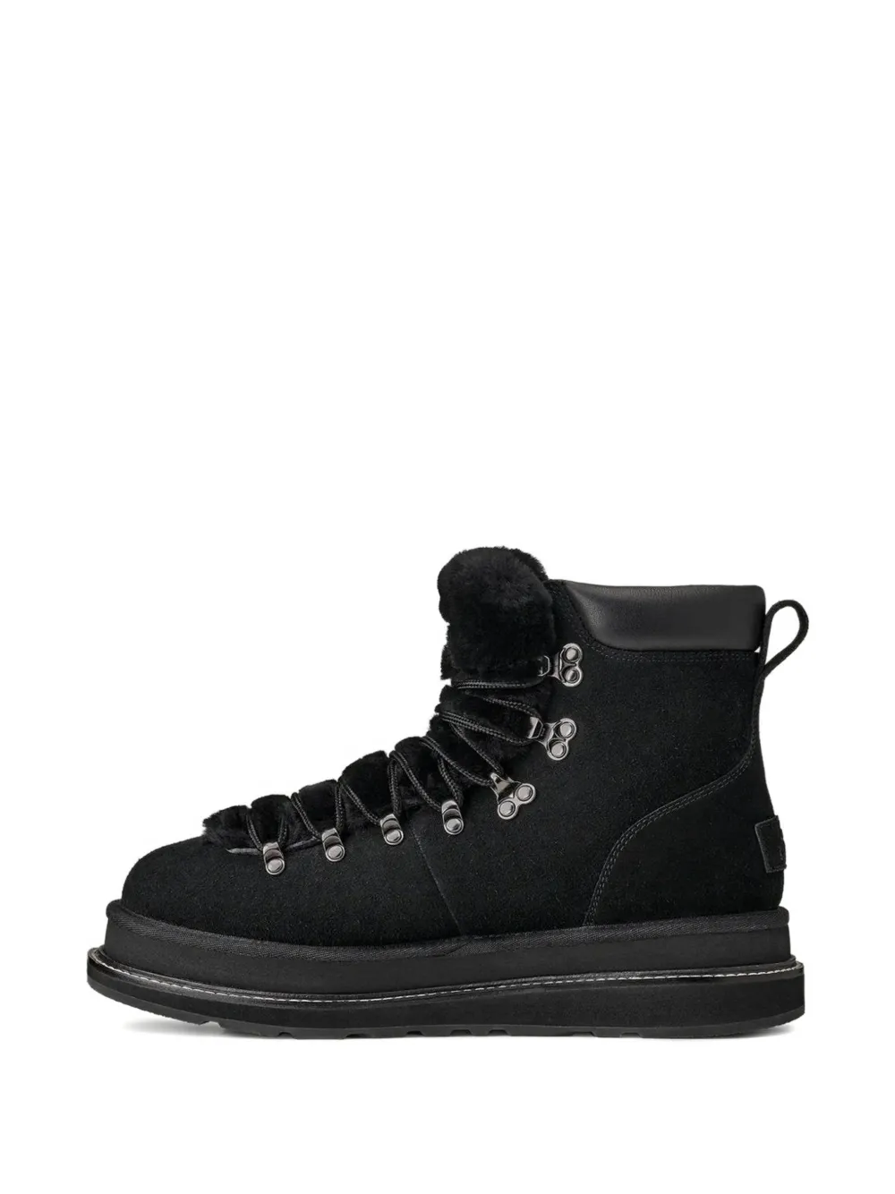 sacai x UGG sneakers met afwerking van bont Zwart