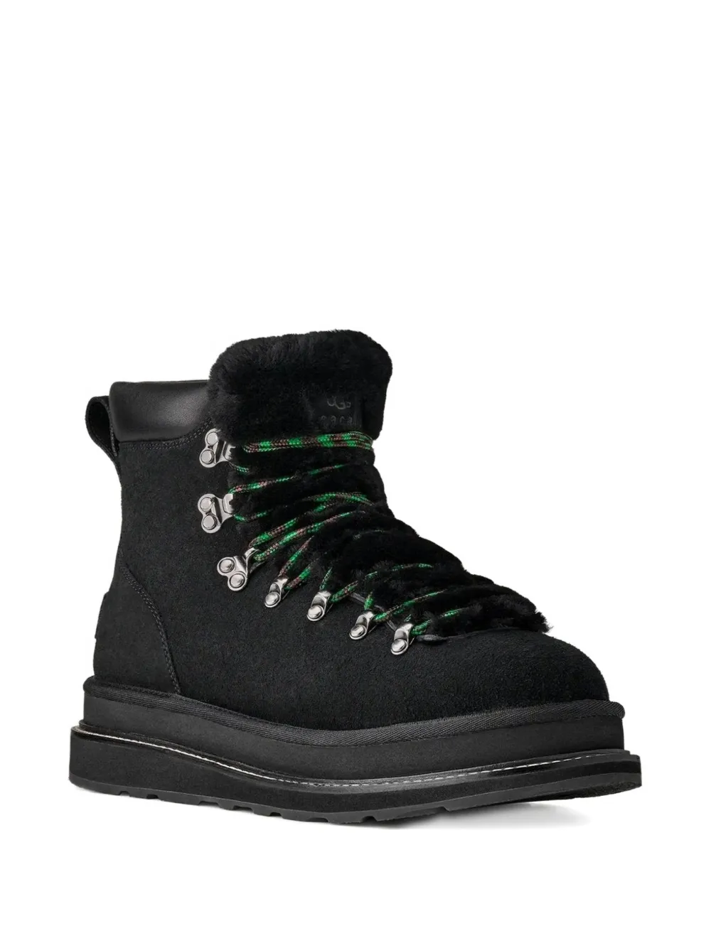 sacai x UGG fur-trim sneakers | Tenis Altos | Image 2