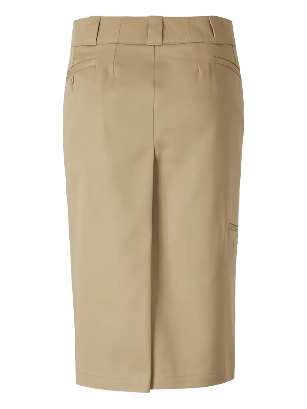 Maison Margiela tailored midi skirt - Beige
