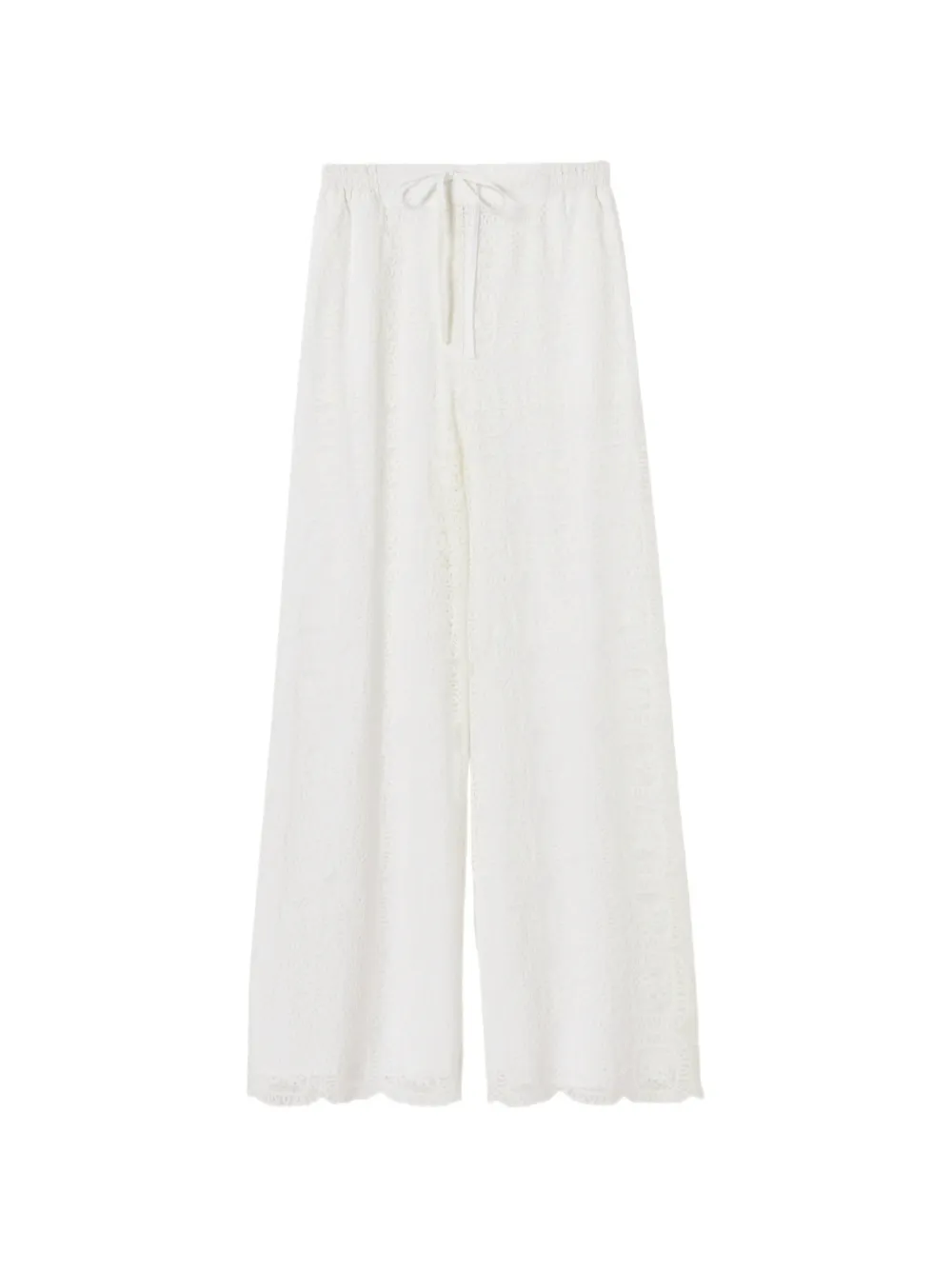 Claudie Pierlot lace drawstring trousers - Bianco
