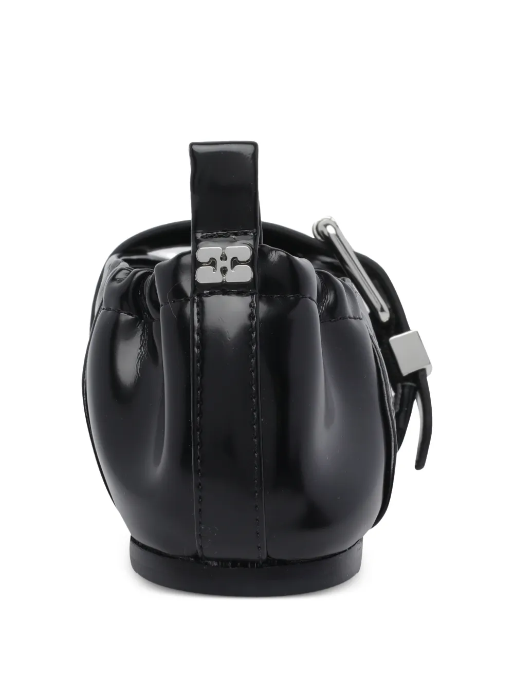 GANNI Sue ballerina's met gespdetail Zwart