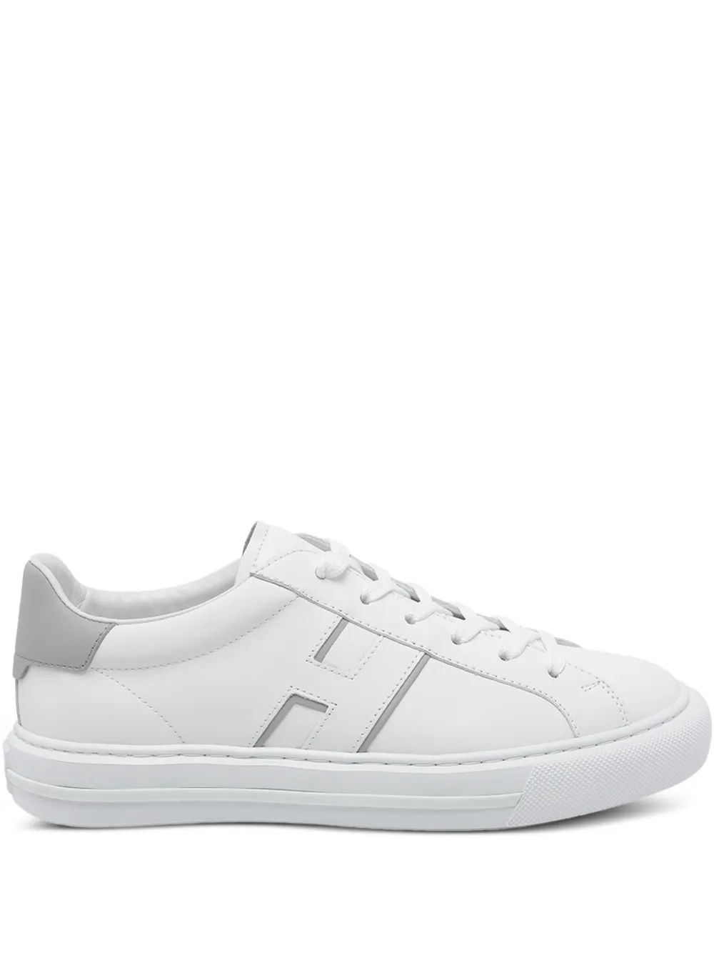 Hogan lateral logo round toe trainers - Bianco