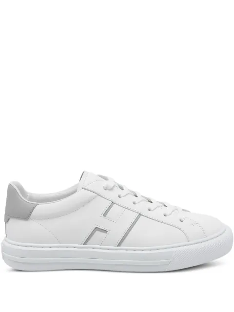 Hogan lateral logo round toe trainers