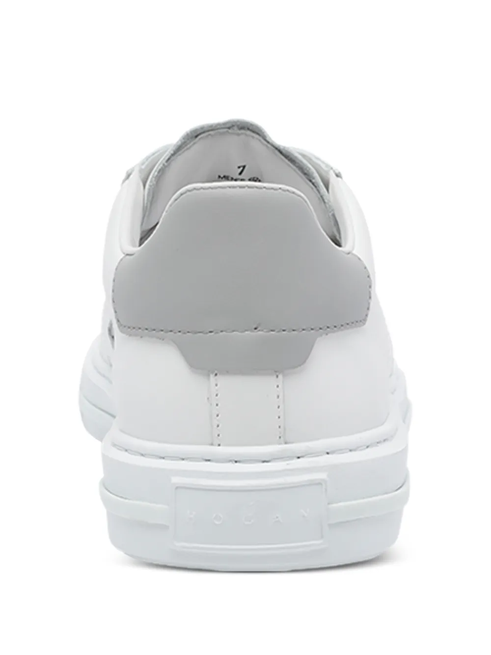 Hogan Sneakers met ronde neus en logo Wit