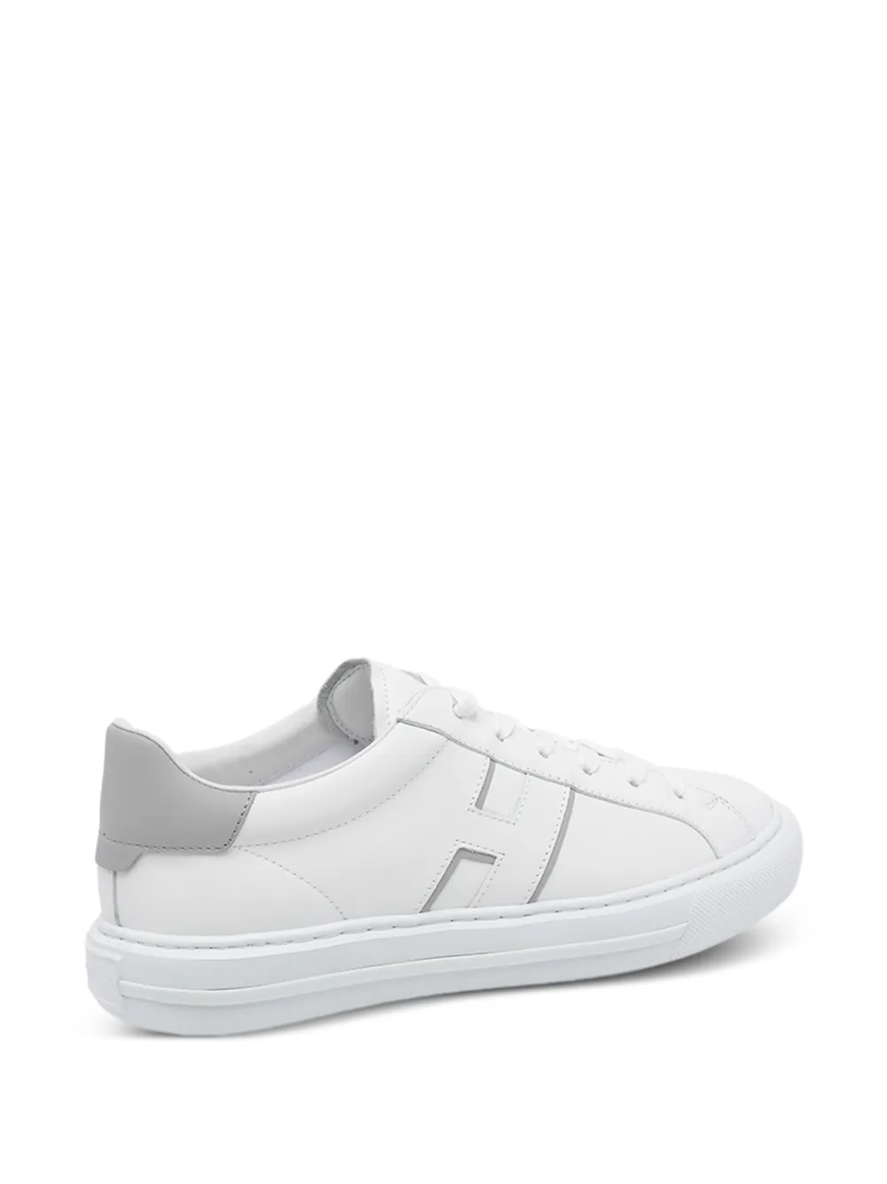 Hogan Sneakers met ronde neus en logo Wit