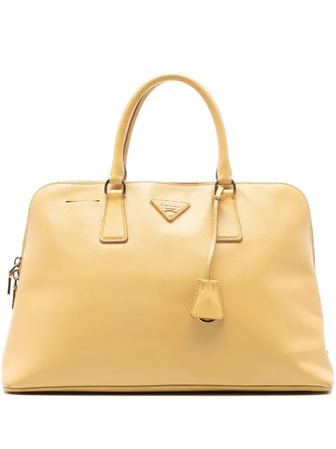 Prada Pre-Owned 2021-2025 Large Saffiano Lux Promenade satchel