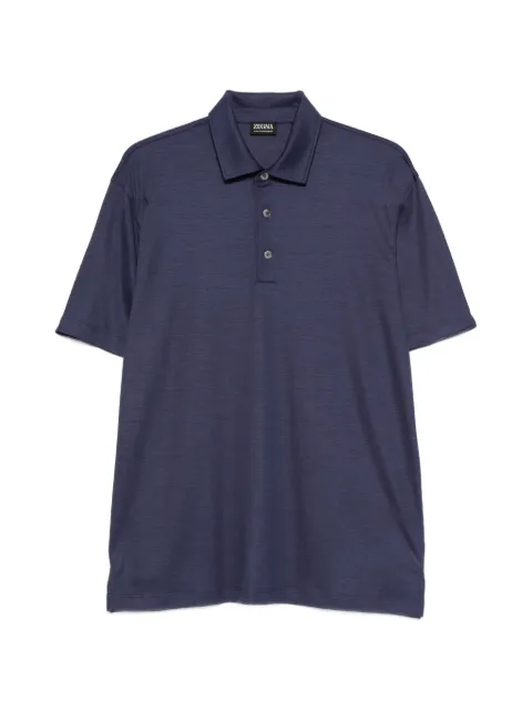 Zegna Camisa polo com abotoamento