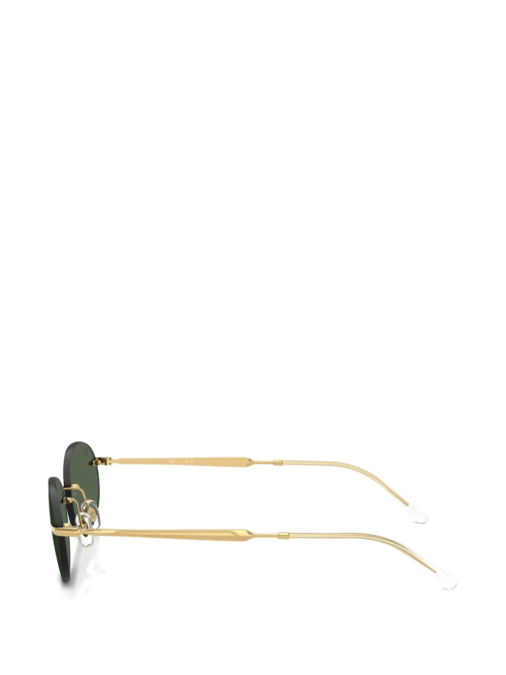Ray-Ban Zonnebril met rond montuur Goud