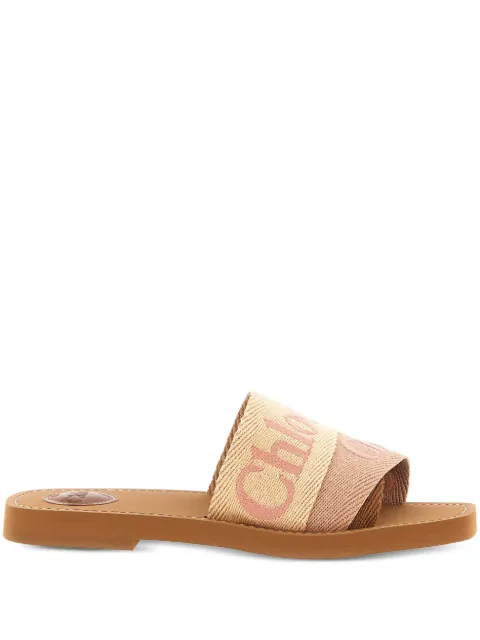 Chloé Woody logo-print sandals