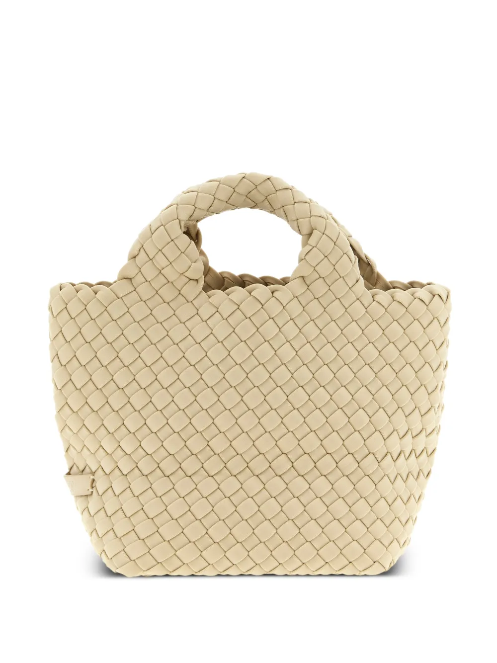 NAGHEDI petit St. Barths woven tote bag - Nude