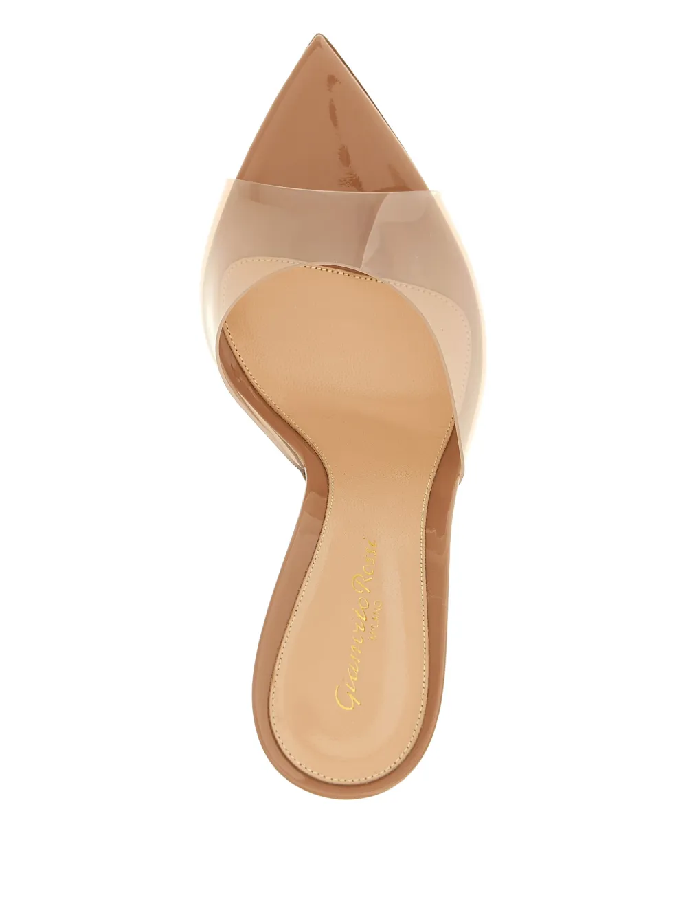 Gianvito Rossi Elle pointed-toe sandals Beige