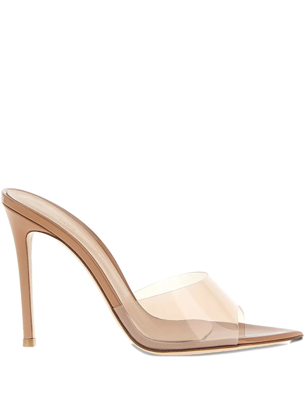Gianvito Rossi Elle pointed-toe sandals Beige