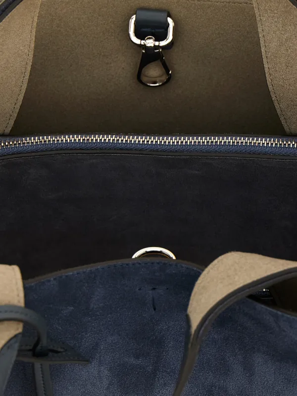 Tod's Mini Apa Suede Tote Bag | Blue | FARFETCH
