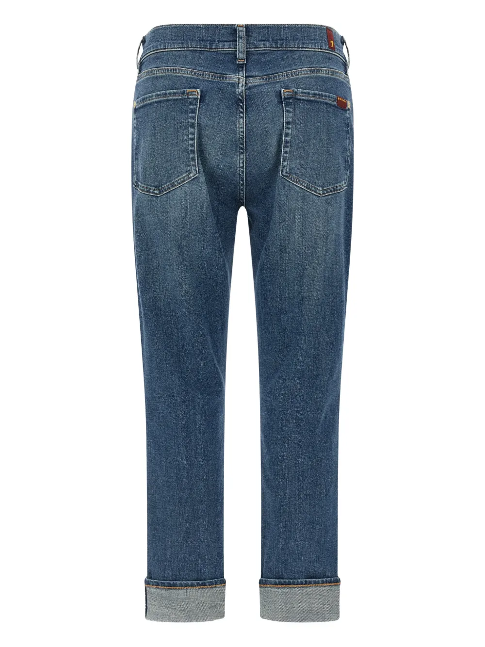 7 For All Mankind turn-up hem jeans - Blauw